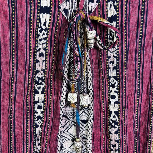 CAROLE LITTLE Vintage Sleeveless Vest w/a geometric & striped pattern Womens 8 - Picture 10 of 11